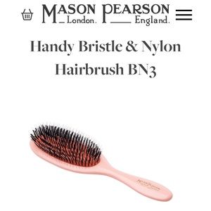 Mason Pearson Handy Bristle & Nylon Brush Pink